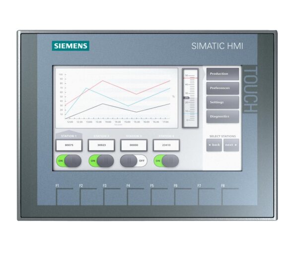 HMI Marca Siemens 6AV2123-2GB03-0AX0 KTP700 Basic Key/Touch 7" HMI