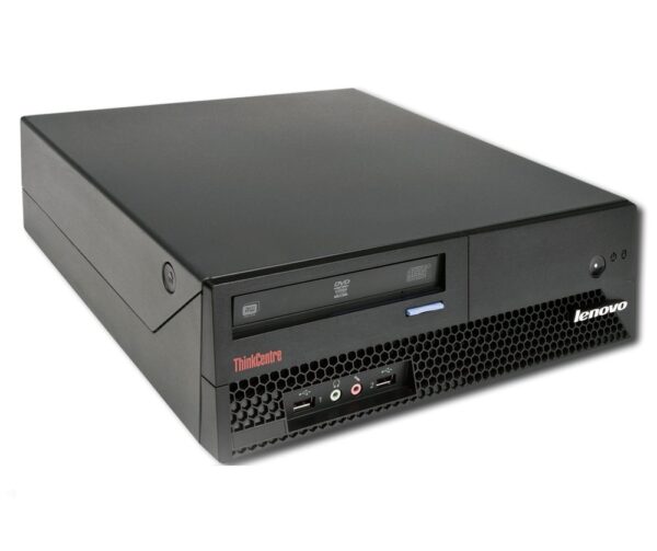 PC CORE 2 DUO, LENOVO THINKCENTRE M57e SFF (TIPO 9482), RAM 4GB, HDD 160GB.