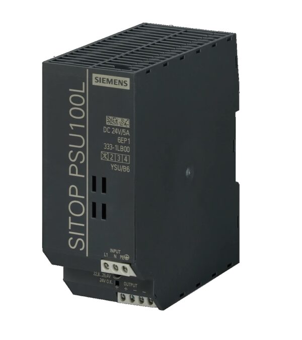 Siemens Power Supply SITOP PSU100L/1AC/24VDC/5A-6EP1333-1LB00
