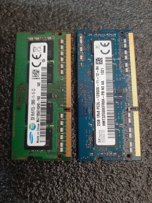 MEMORIA RAM DDR3L, 2GB, 12800, 1600MHZ PARA PORTATIL