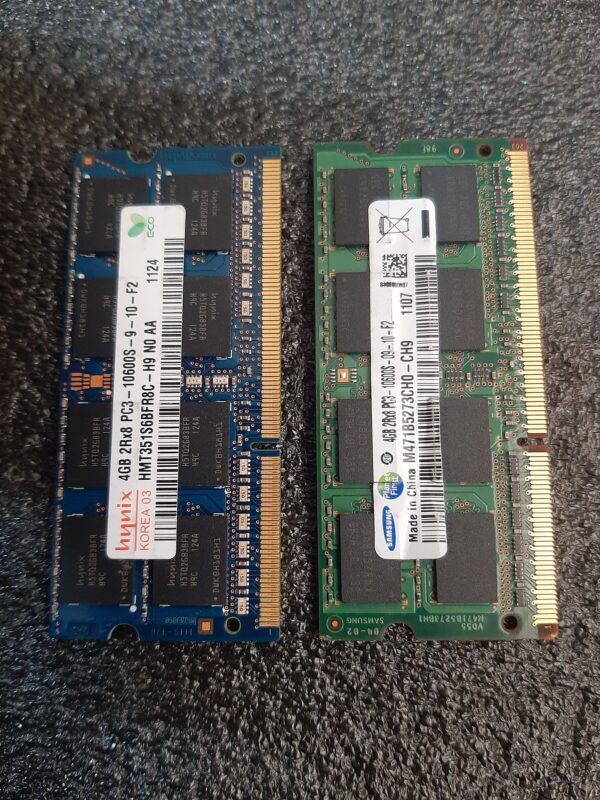 MEMORIA RAM DDR3, 4GB, 10600, 1333MHZ PARA PORTATIL