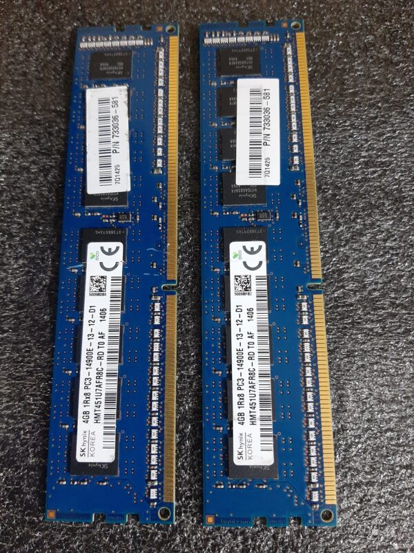 MEMORIA RAM PC3 14900E, 4GB, PARA SERVIDOR