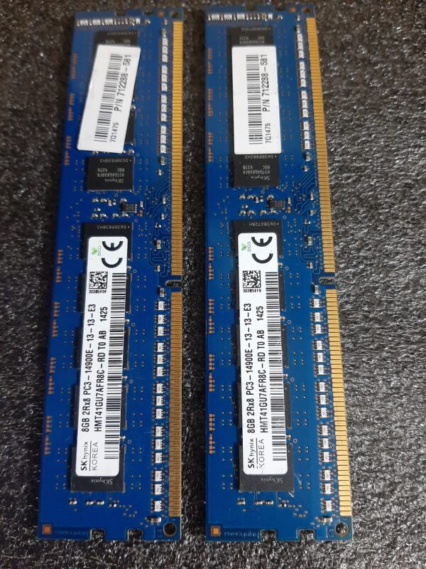 MEMORIA RAM PC3 14900E, 8GB, PARA SERVIDOR