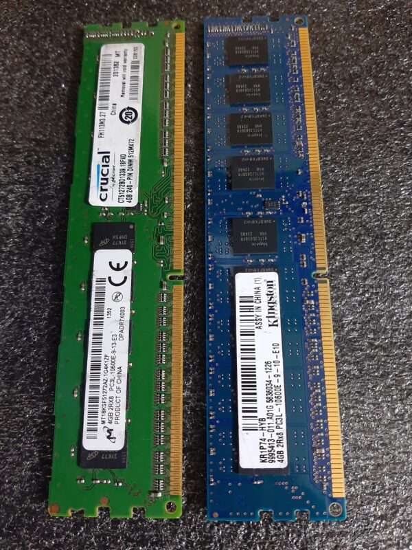 MEMORIA RAM PC3L 10600E, 4GB, PARA SERVIDOR